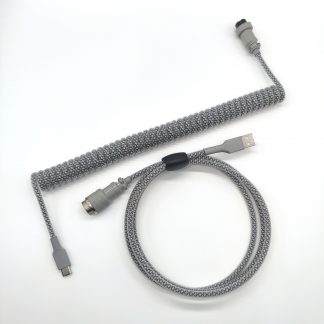 Custom grey snake usb c aviator cable
