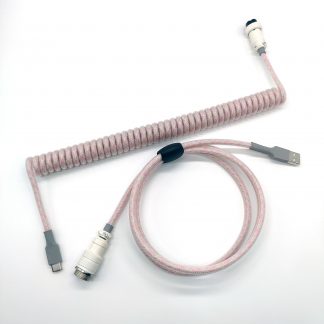 Custom pink usb c aviator cable